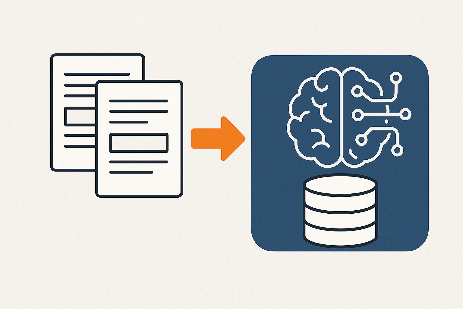 KI-System extrahiert Daten aus Dokumenten